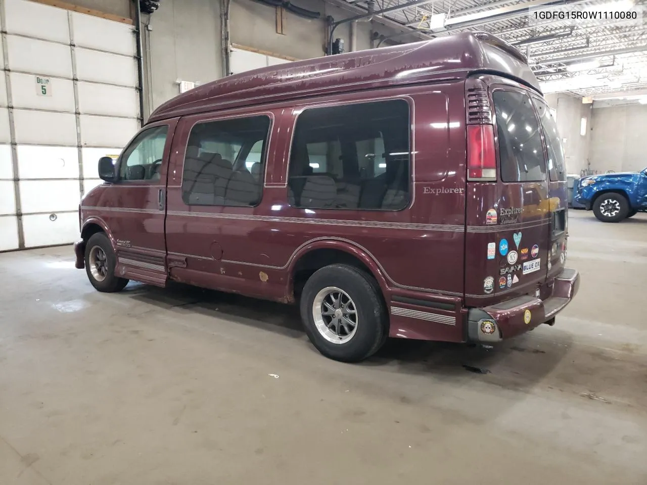 1998 GMC Savana Rv G1500 VIN: 1GDFG15R0W1110080 Lot: 75683294