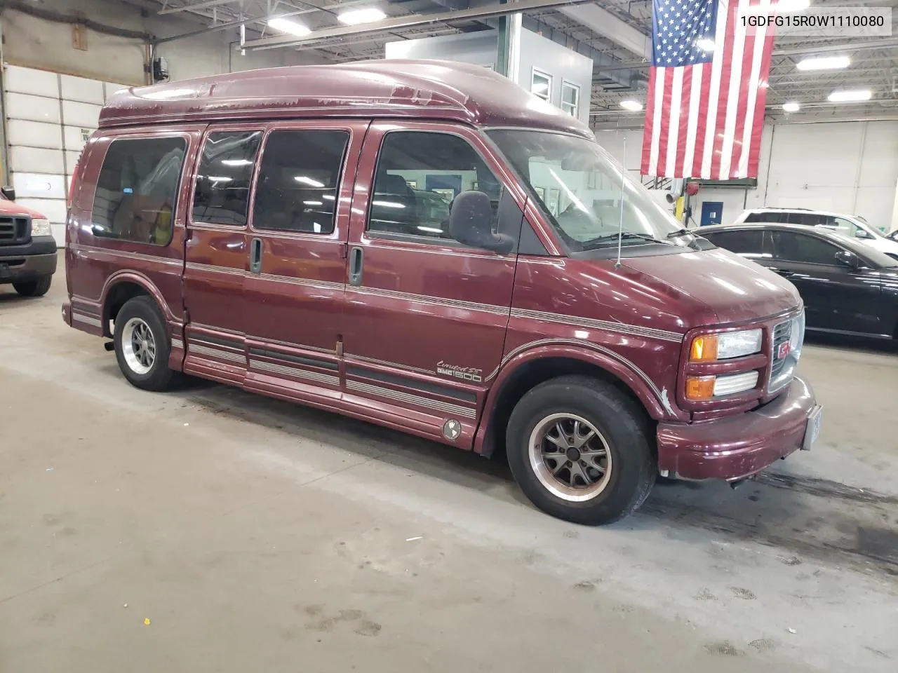 1998 GMC Savana Rv G1500 VIN: 1GDFG15R0W1110080 Lot: 75683294