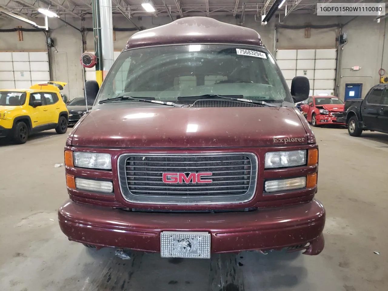 1998 GMC Savana Rv G1500 VIN: 1GDFG15R0W1110080 Lot: 75683294