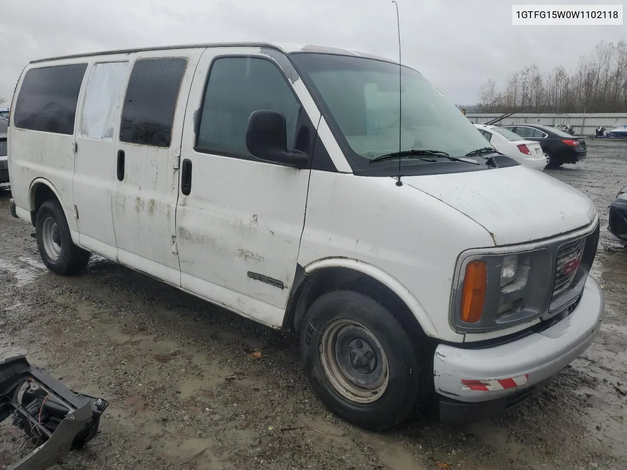 1998 GMC Savana G1500 VIN: 1GTFG15W0W1102118 Lot: 79102564