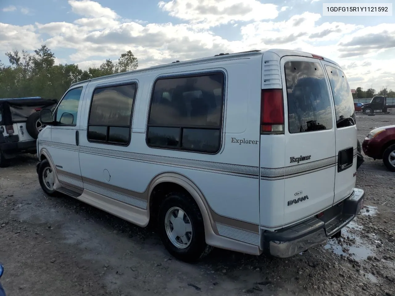 2000 GMC Savana Rv G1500 VIN: 1GDFG15R1Y1121592 Lot: 72927304