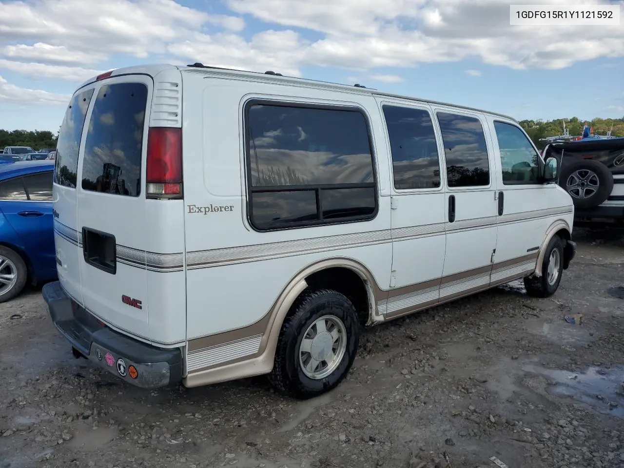 2000 GMC Savana Rv G1500 VIN: 1GDFG15R1Y1121592 Lot: 72927304