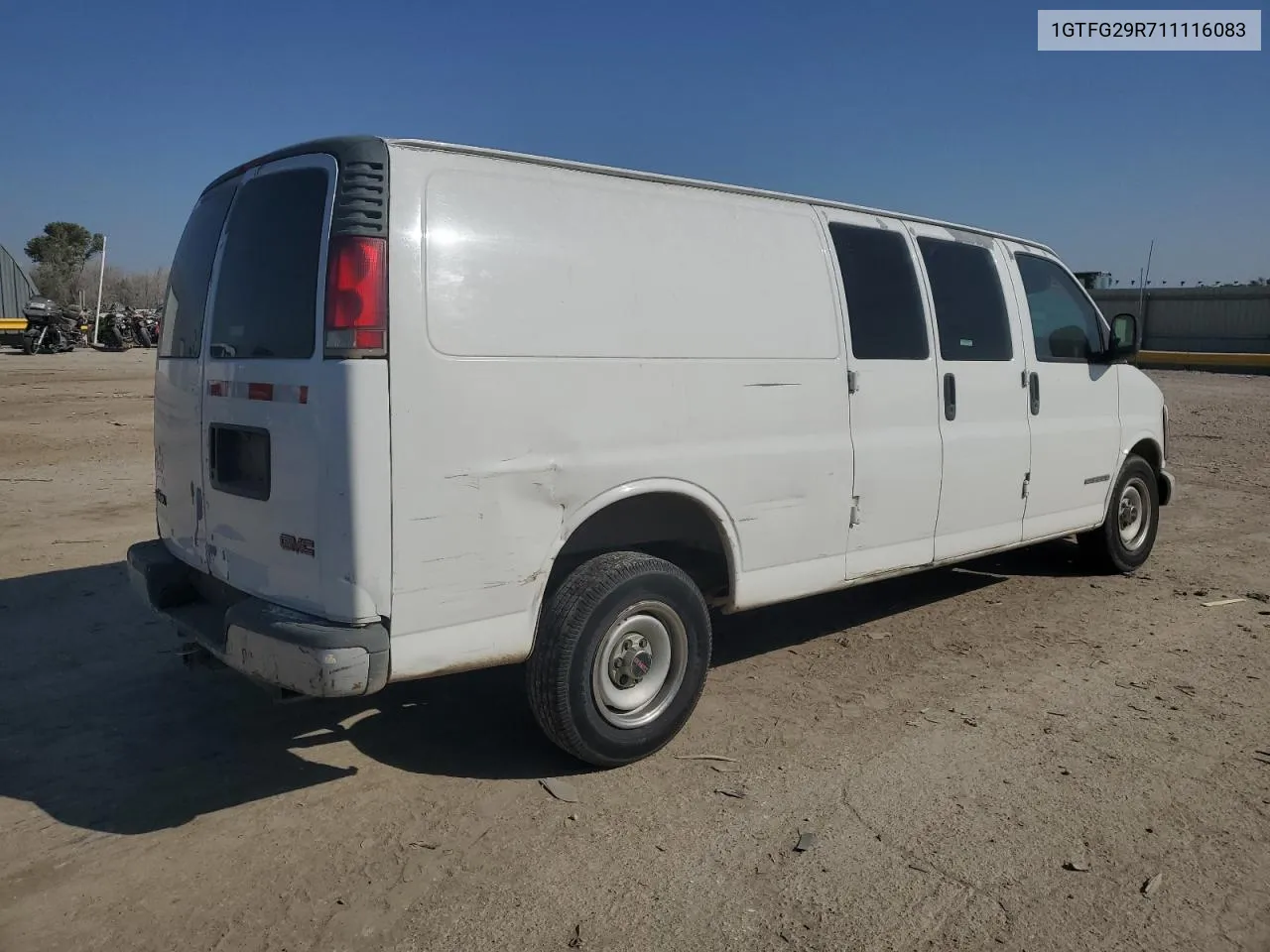 2001 GMC Savana G2500 VIN: 1GTFG29R711116083 Lot: 76007064