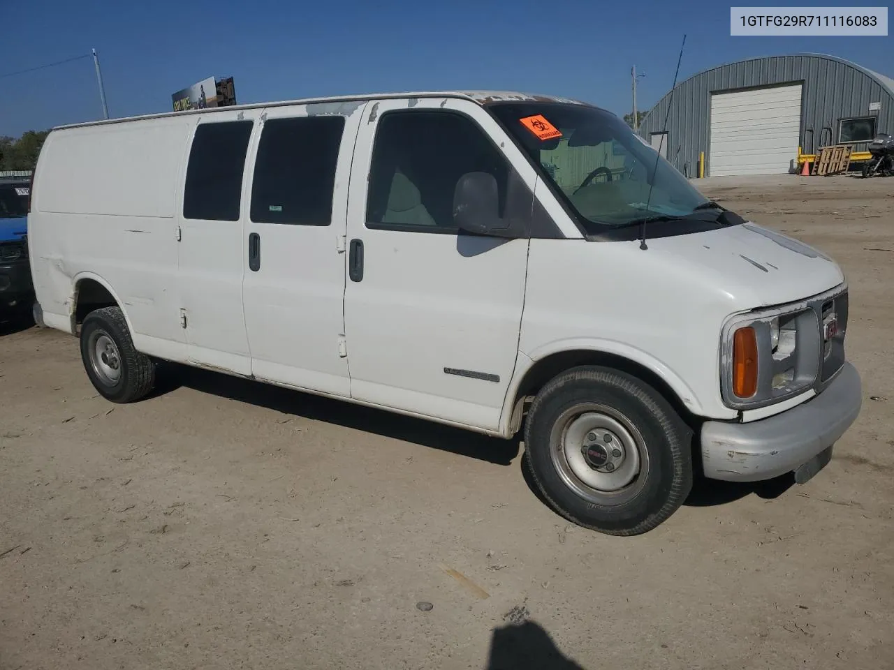 2001 GMC Savana G2500 VIN: 1GTFG29R711116083 Lot: 76007064