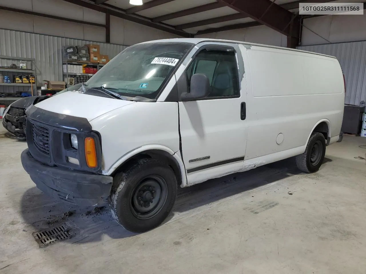 2001 GMC Savana G2500 VIN: 1GTGG25R311111568 Lot: 76244404