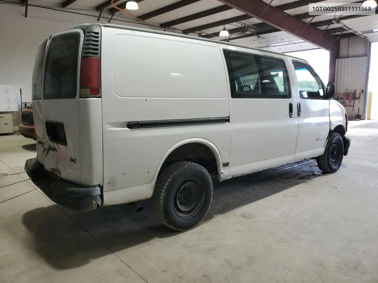 1GTGG25R311111568 2001 GMC Savana G2500