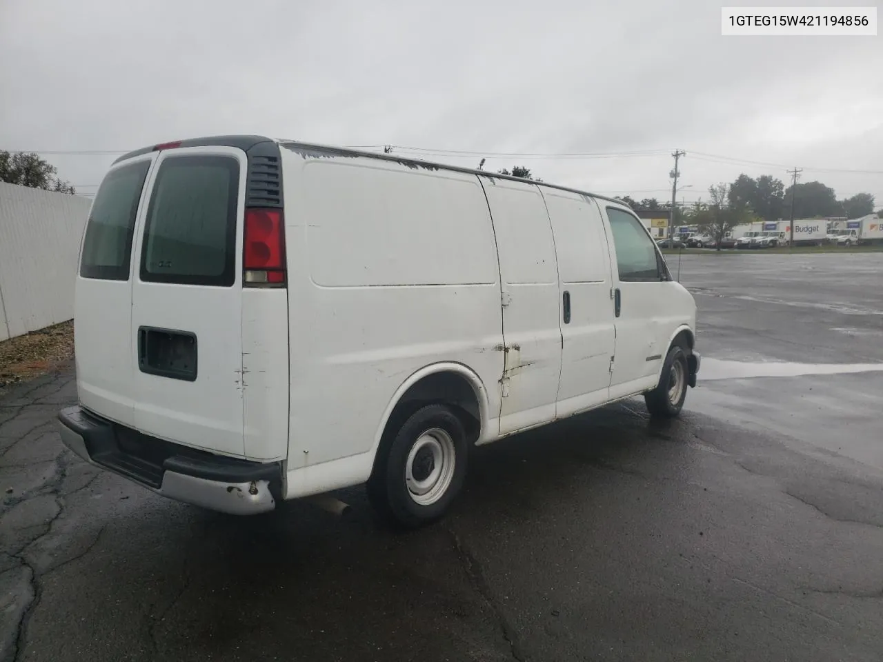 2002 GMC Savana G1500 VIN: 1GTEG15W421194856 Lot: 70644924