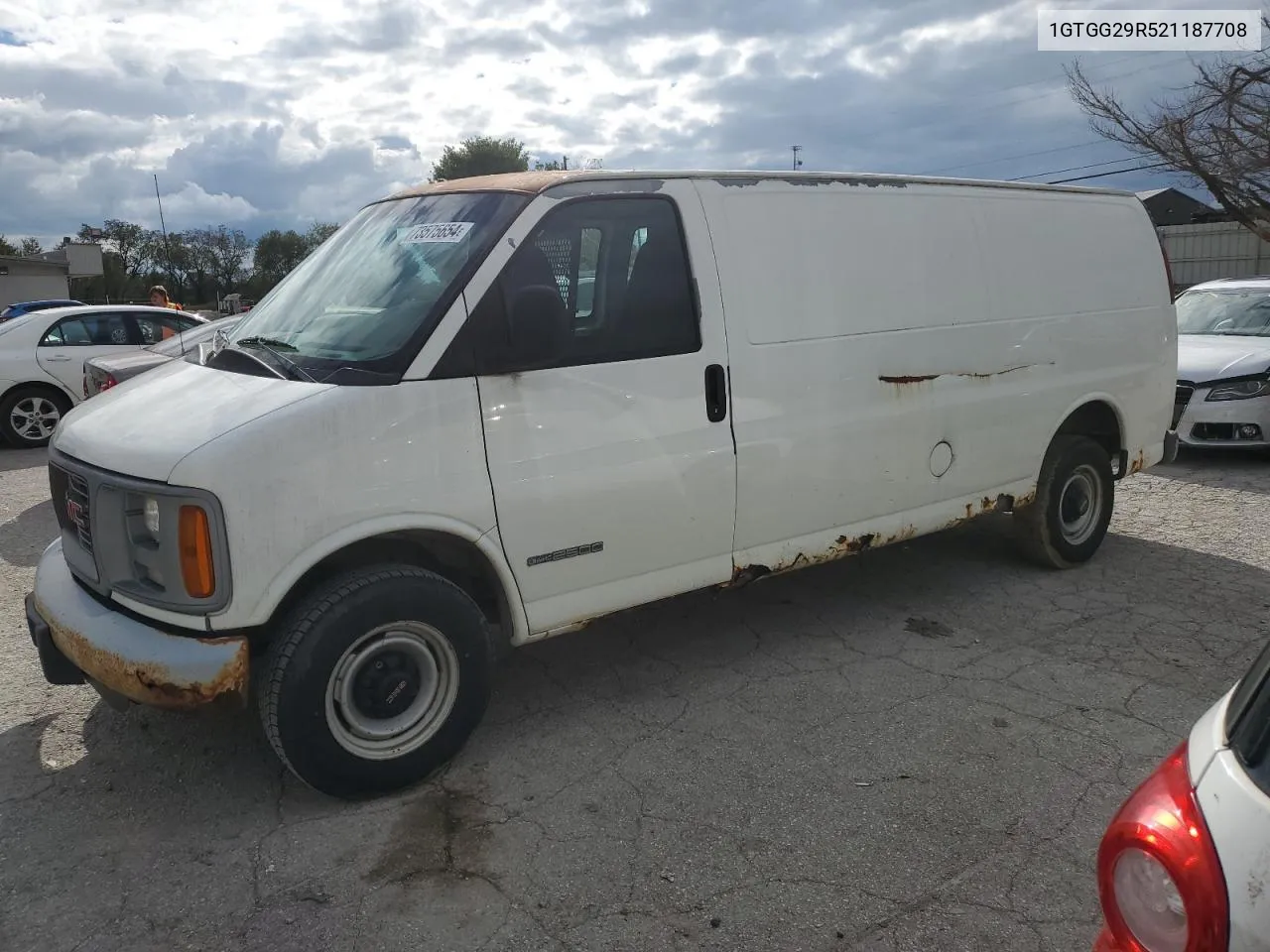 2002 GMC Savana G2500 VIN: 1GTGG29R521187708 Lot: 73575654