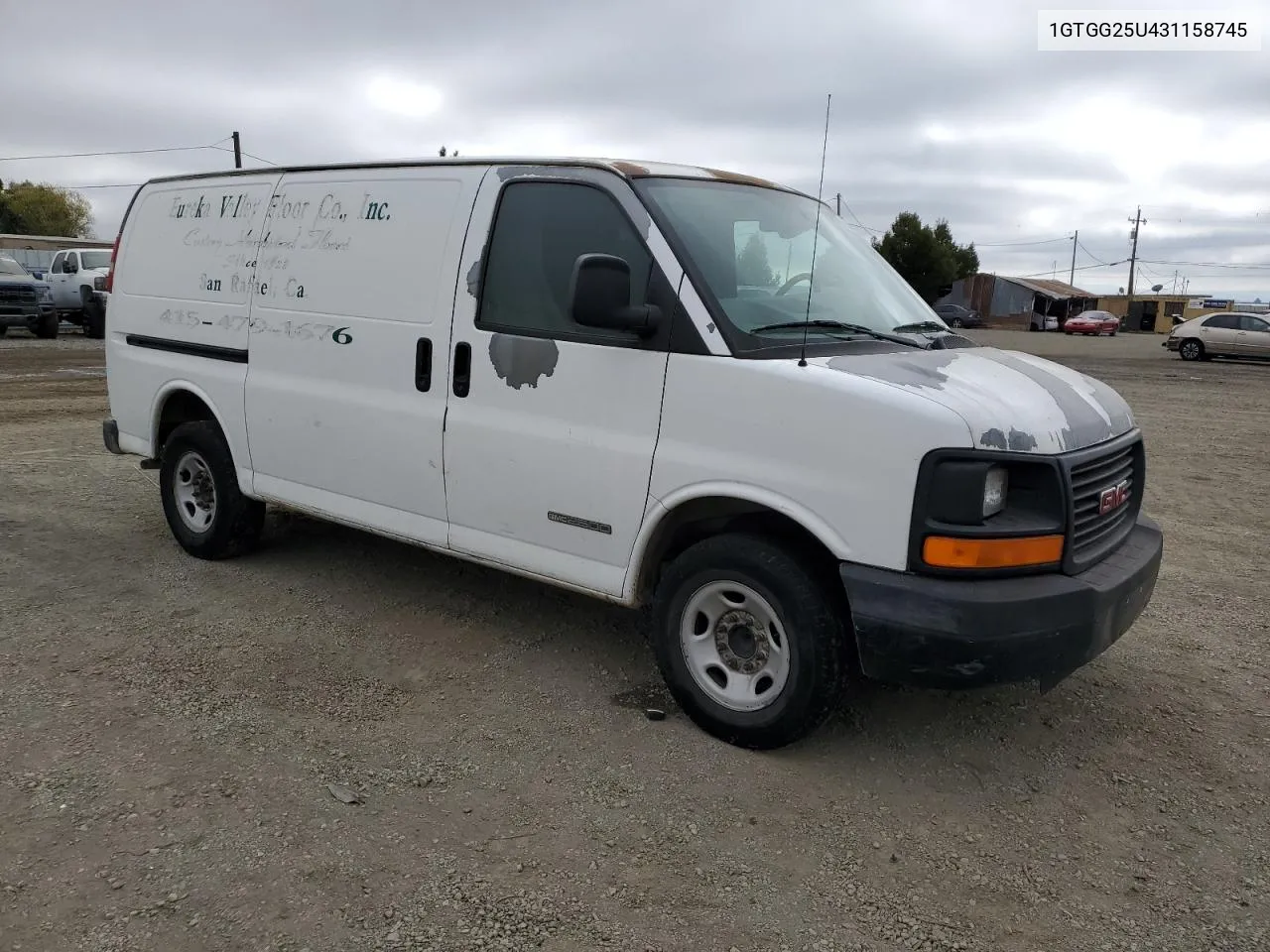 2003 GMC Savana G2500 VIN: 1GTGG25U431158745 Lot: 75443144