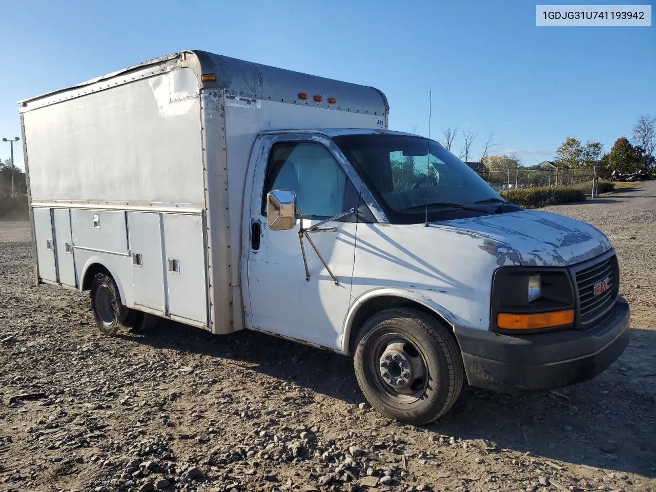 2004 GMC Savana Cutaway G3500 VIN: 1GDJG31U741193942 Lot: 74815184