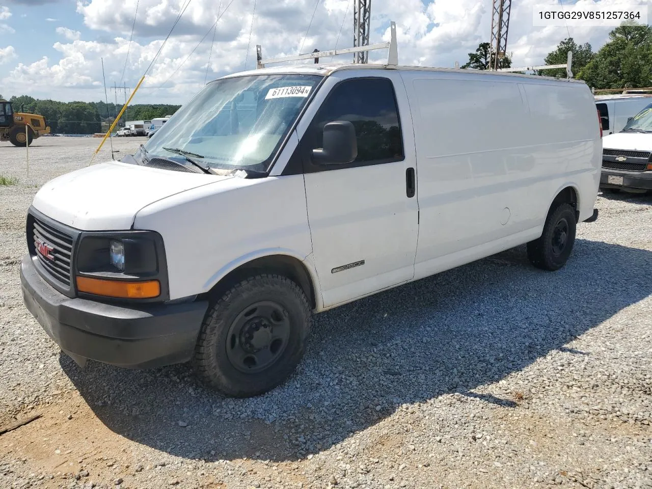 2005 GMC Savana G2500 VIN: 1GTGG29V851257364 Lot: 61113094