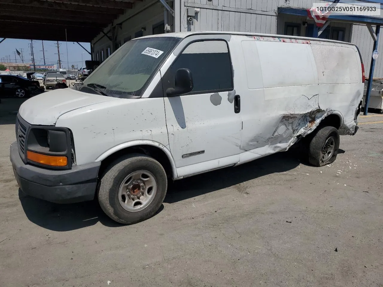 2005 GMC Savana G2500 VIN: 1GTGG25V051169933 Lot: 65961374