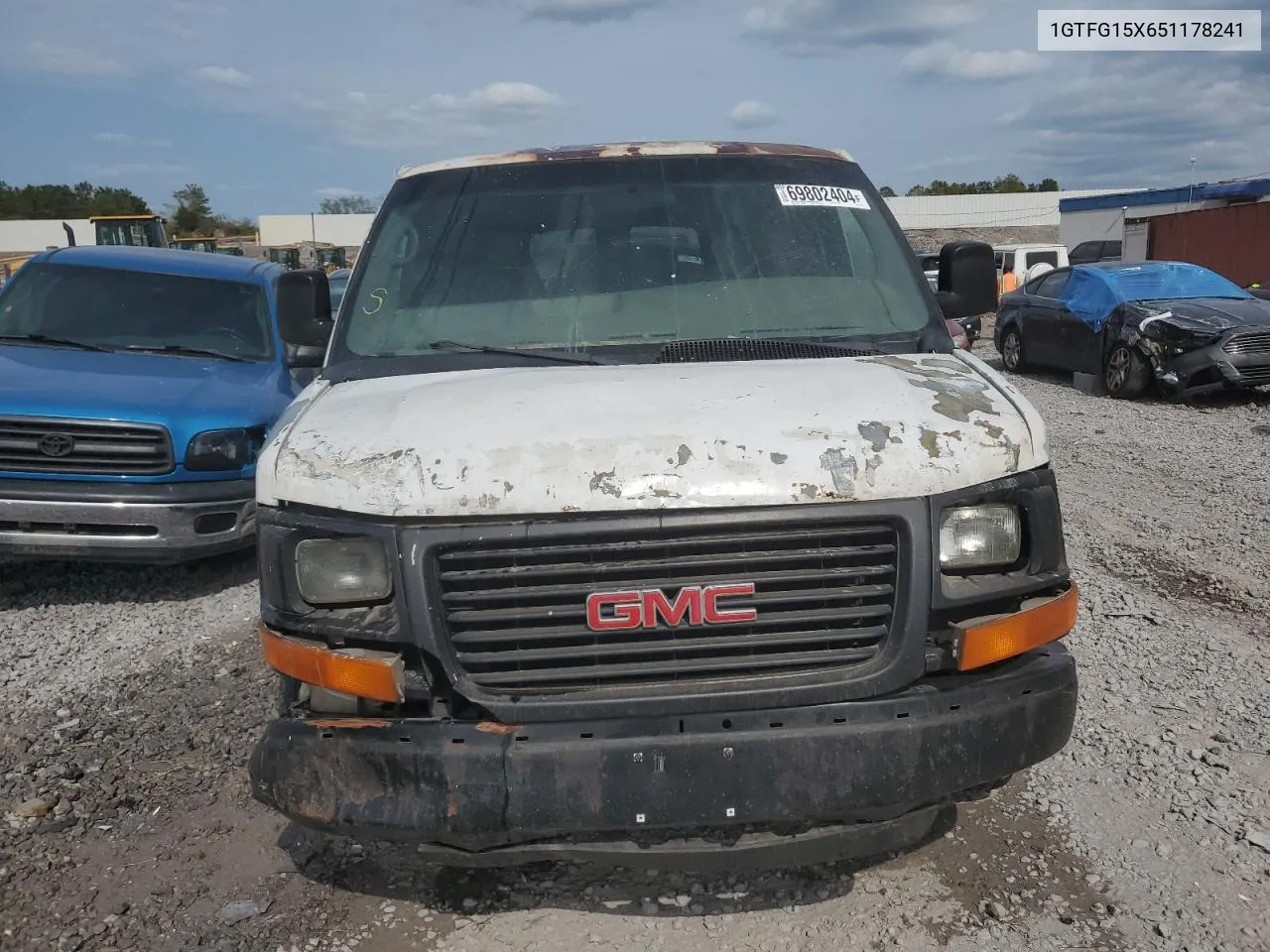 1GTFG15X651178241 2005 GMC Savana G1500