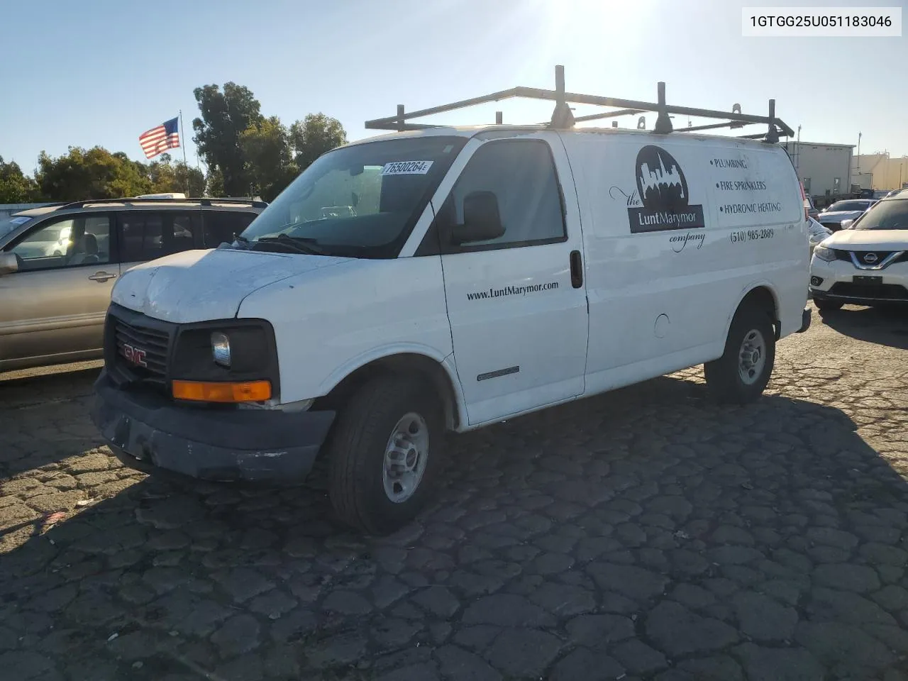 2005 GMC Savana G2500 VIN: 1GTGG25U051183046 Lot: 76500264