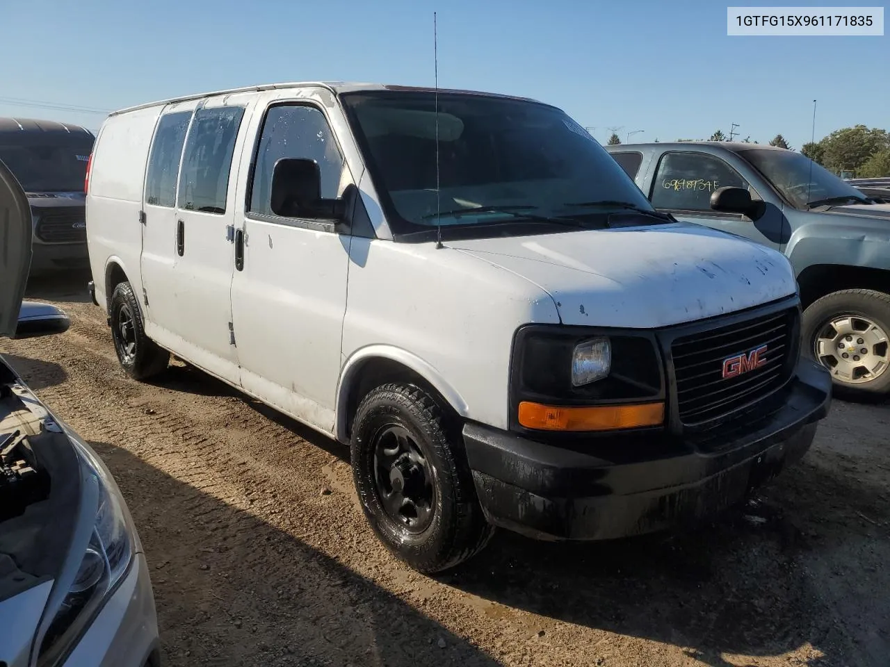 2006 GMC Savana G1500 VIN: 1GTFG15X961171835 Lot: 69777534