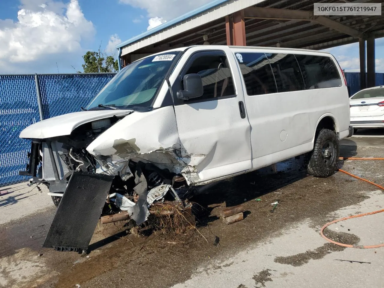 2006 GMC Savana G1500 VIN: 1GKFG15T761219947 Lot: 71628084