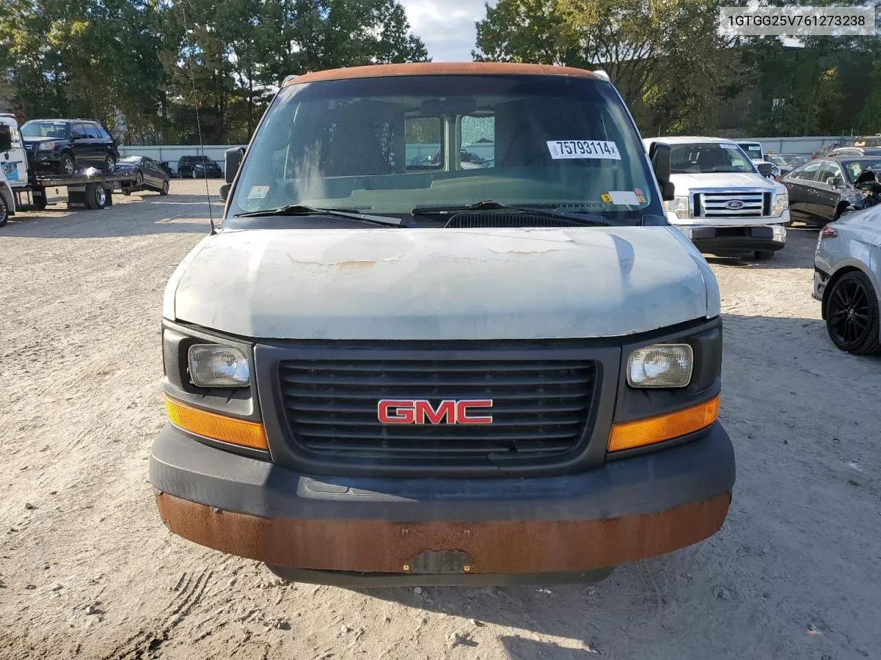 2006 GMC Savana G2500 VIN: 1GTGG25V761273238 Lot: 75793114