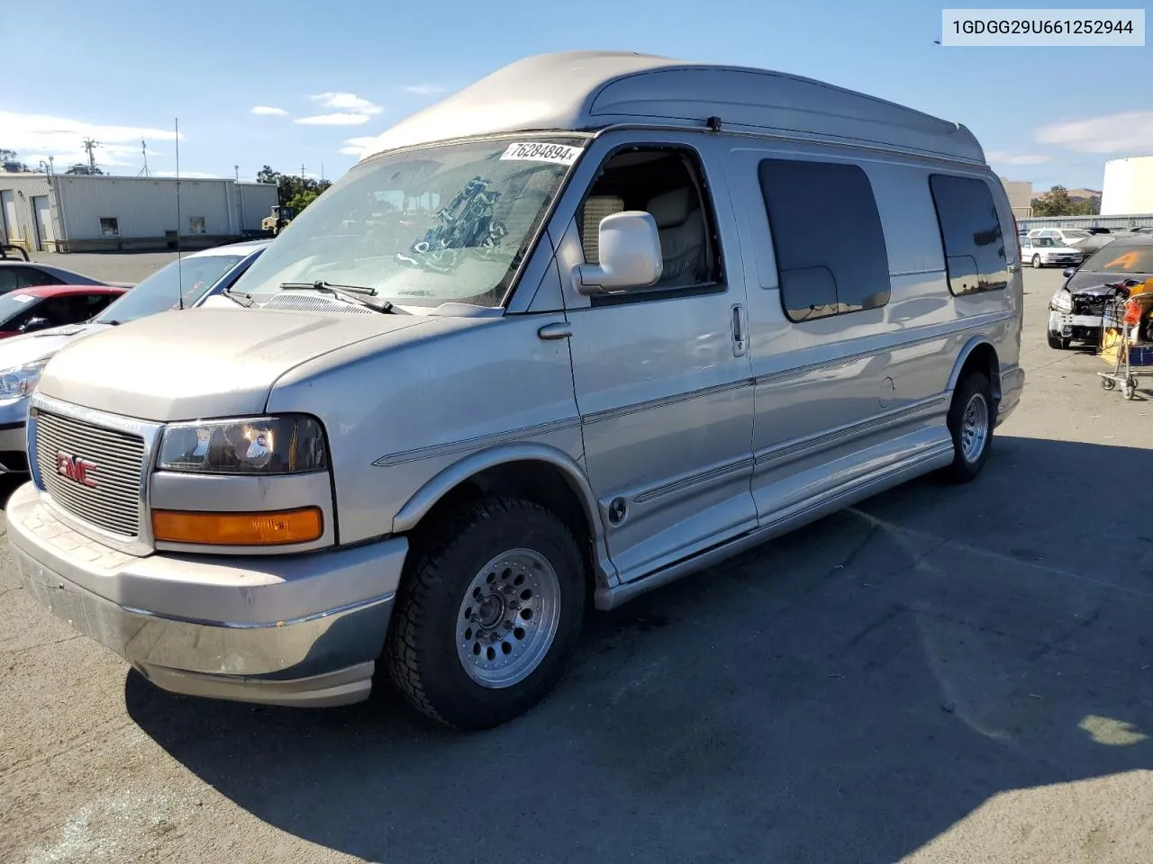 2006 GMC Savana Rv G2500 VIN: 1GDGG29U661252944 Lot: 76284894