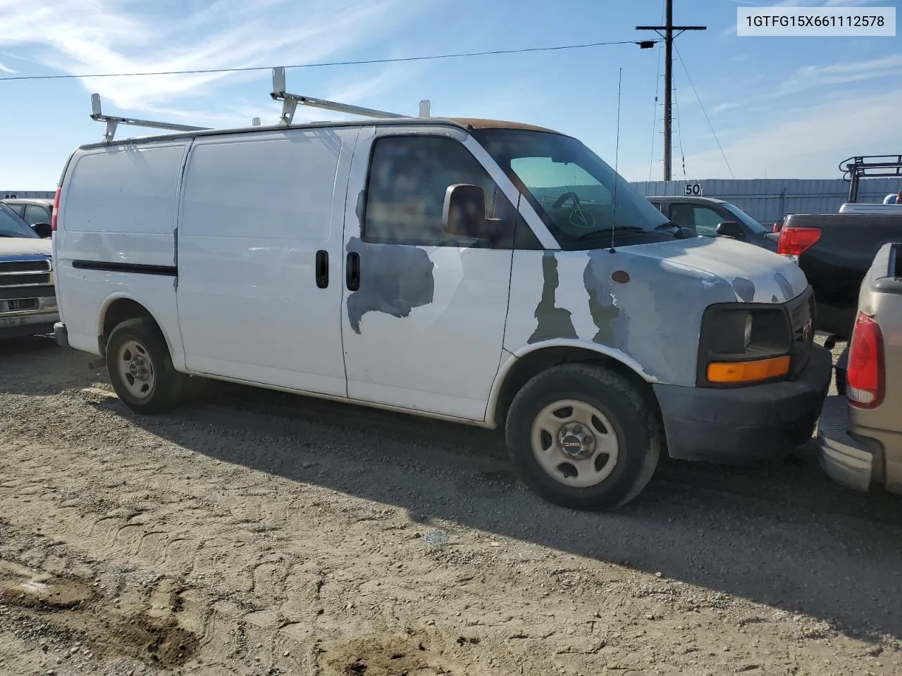 2006 GMC Savana G1500 VIN: 1GTFG15X661112578 Lot: 77031024