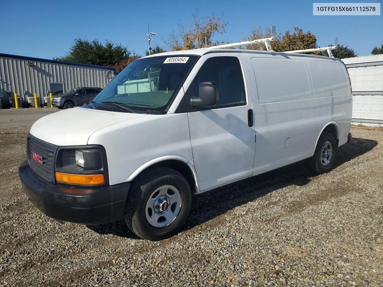 2006 GMC Savana G1500 VIN: 1GTFG15X661112578 Lot: 80583464