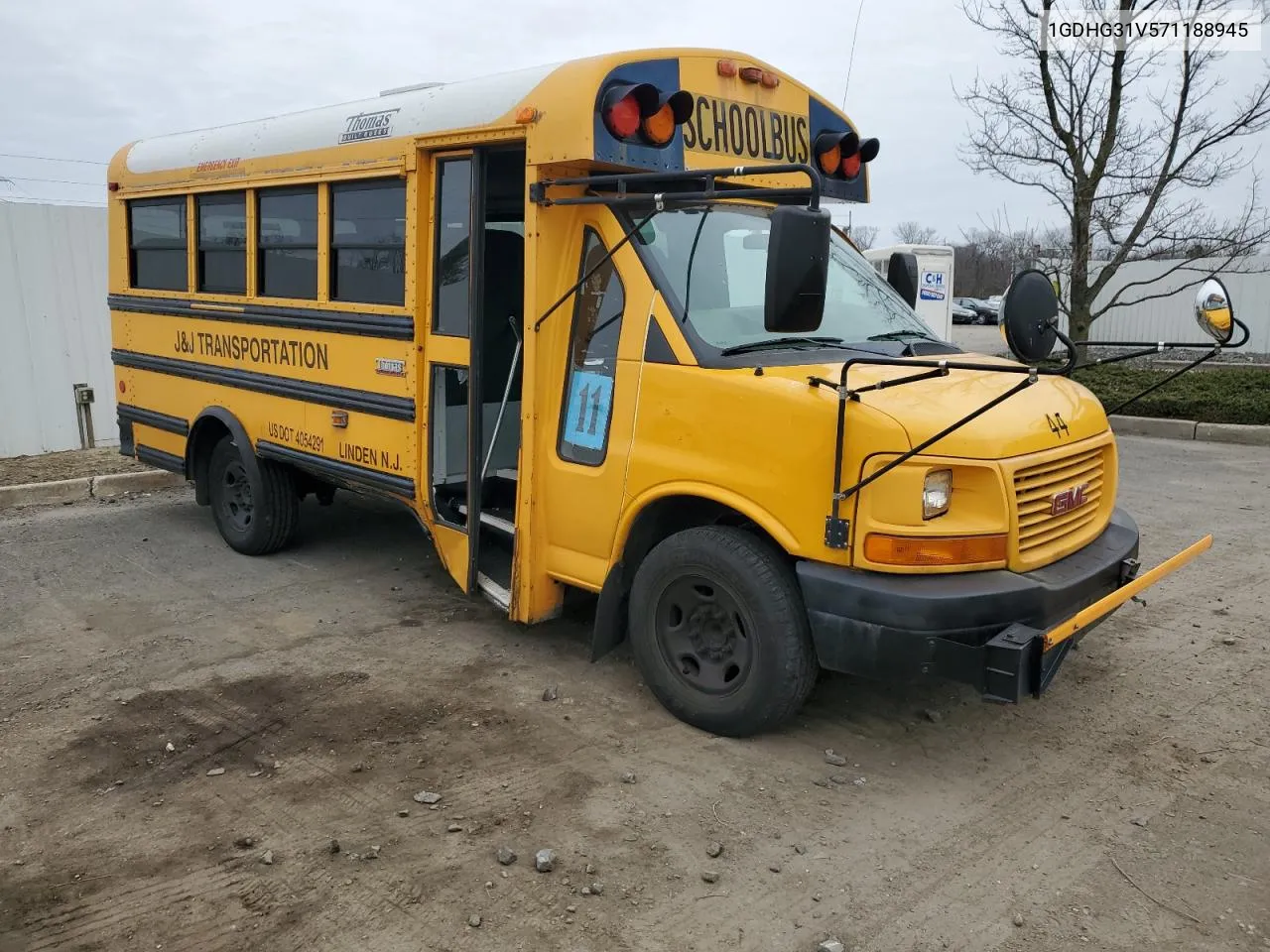 2008 GMC Savana Cutaway G3500 VIN: 1GDHG31V571188945 Lot: 40263594