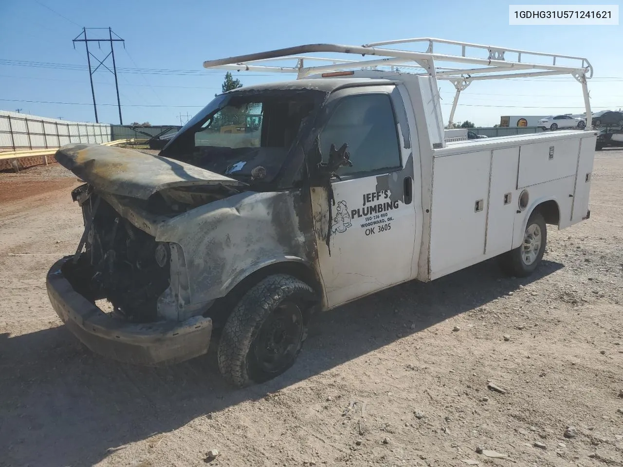 2007 GMC Savana Cutaway G3500 VIN: 1GDHG31U571241621 Lot: 71527434