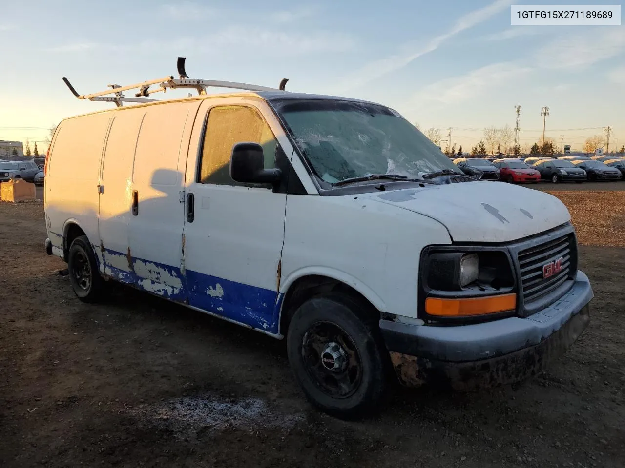 2007 GMC Savana G1500 VIN: 1GTFG15X271189689 Lot: 75722644