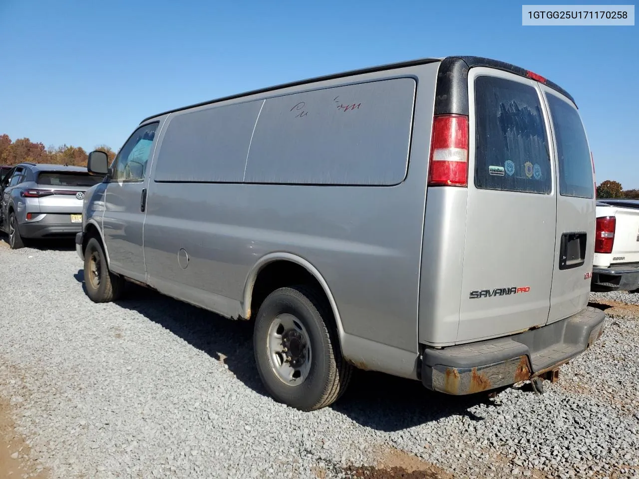 2007 GMC Savana G2500 VIN: 1GTGG25U171170258 Lot: 76138614