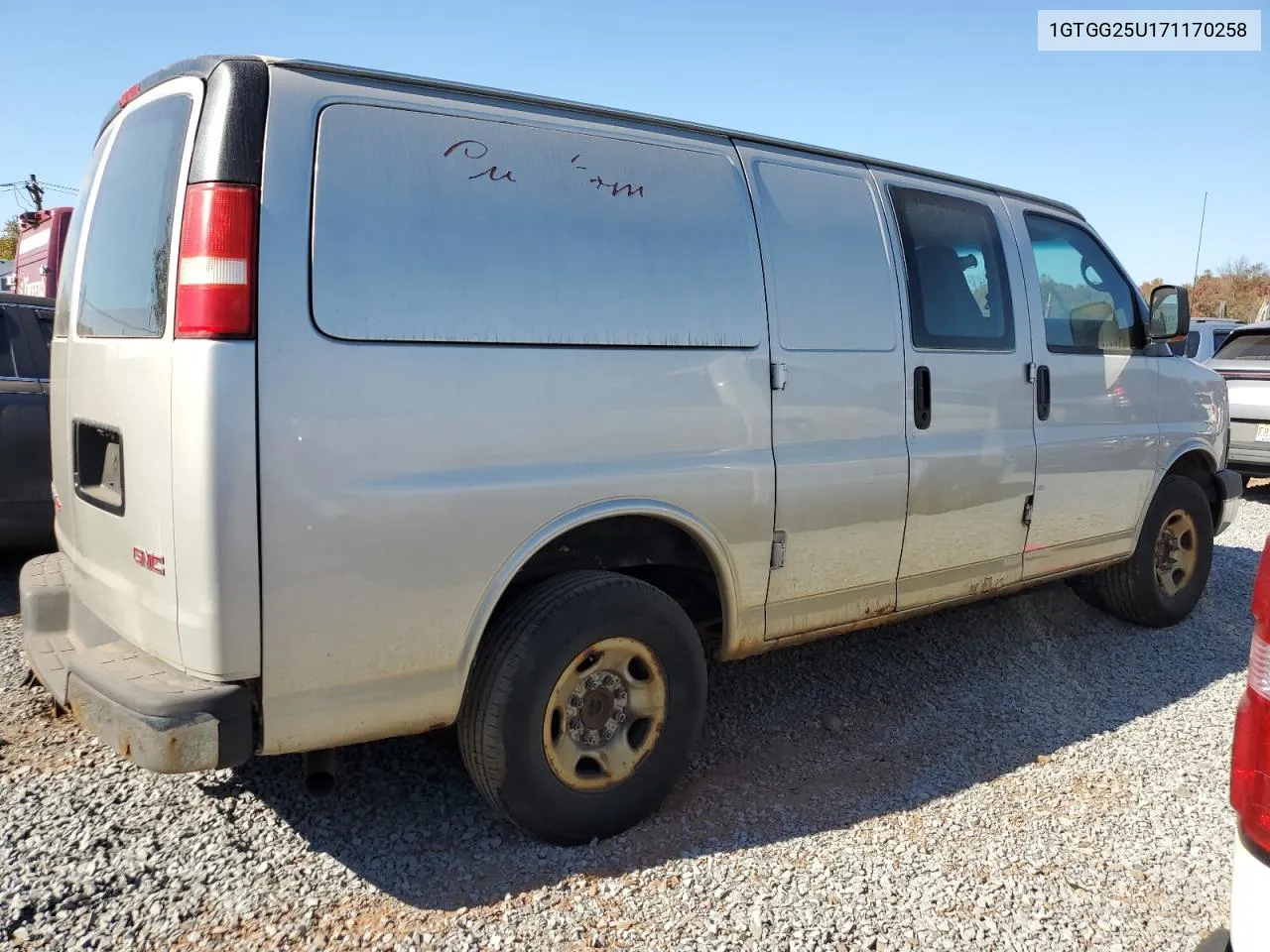 2007 GMC Savana G2500 VIN: 1GTGG25U171170258 Lot: 76138614