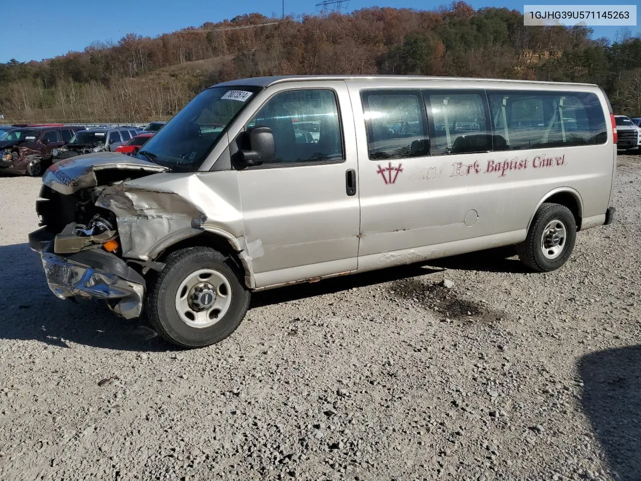 2007 GMC Savana G3500 VIN: 1GJHG39U571145263 Lot: 78073514