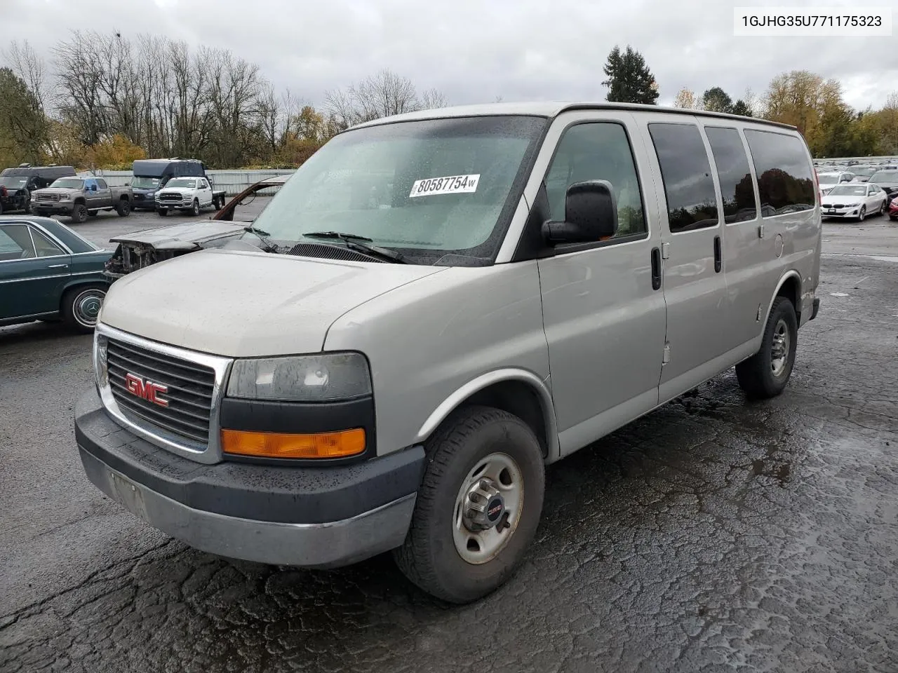 2007 GMC Savana G3500 VIN: 1GJHG35U771175323 Lot: 80587754