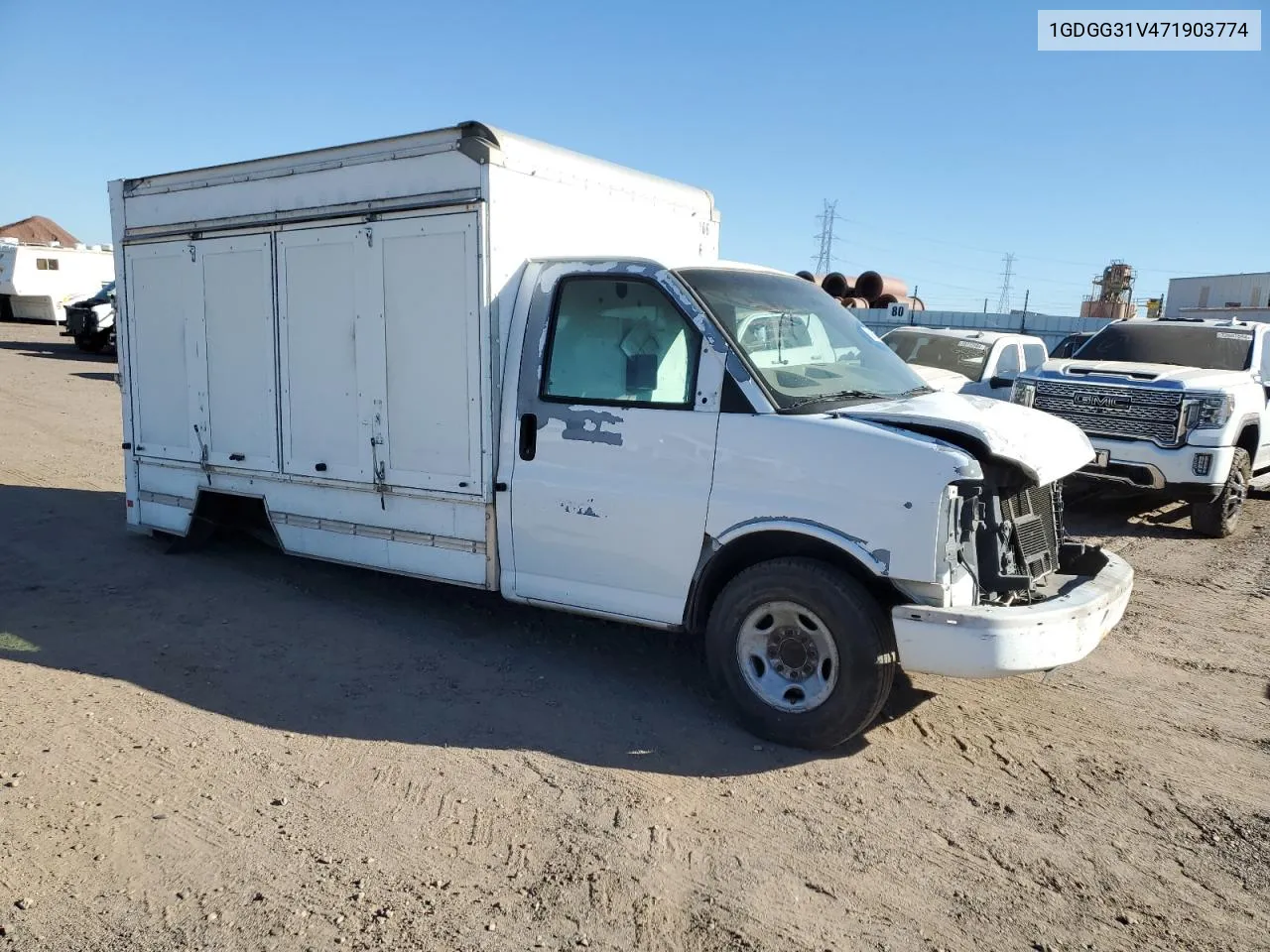 2007 GMC Savana Cutaway G3500 VIN: 1GDGG31V471903774 Lot: 80970154