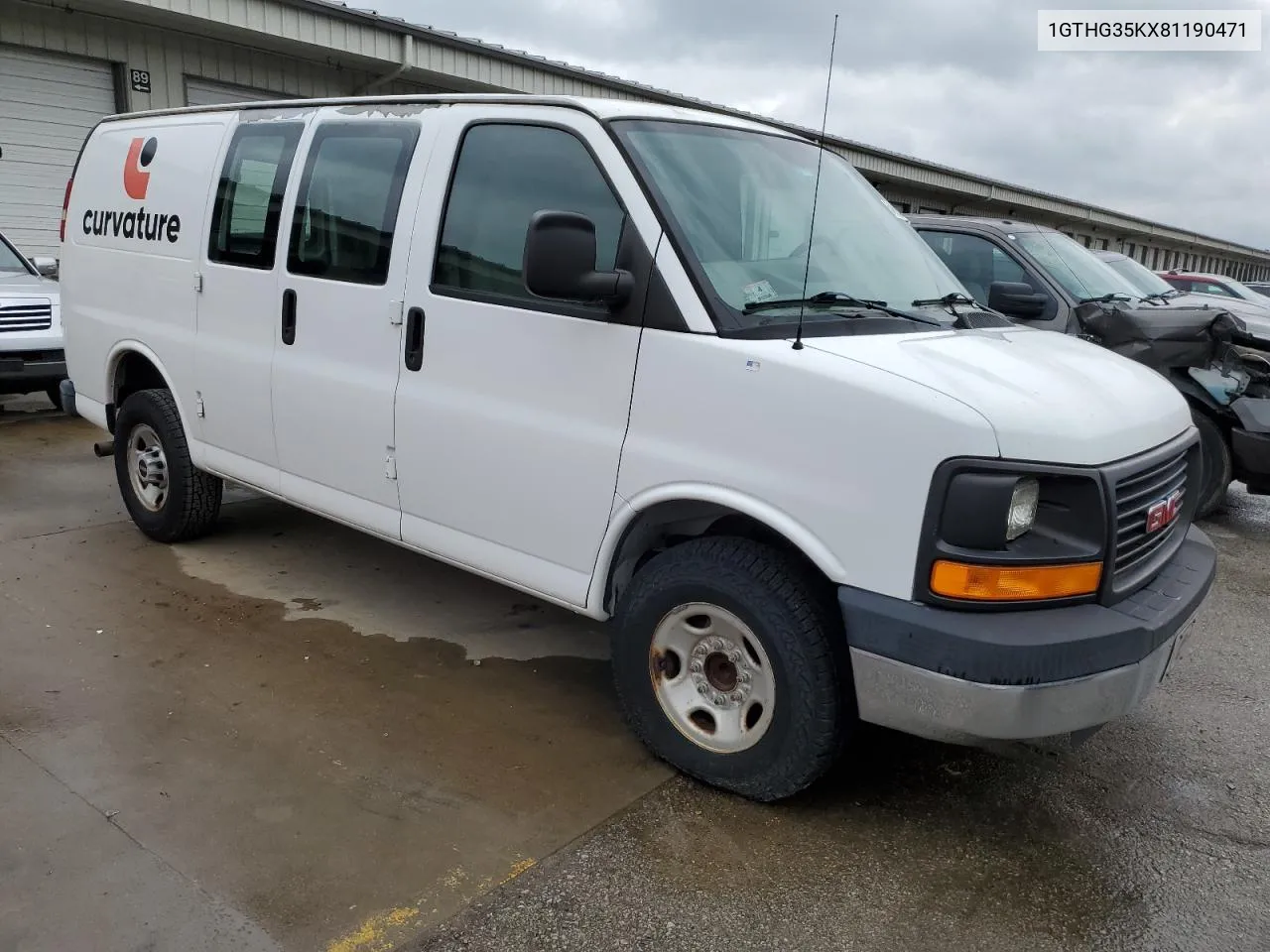 2008 GMC Savana G3500 VIN: 1GTHG35KX81190471 Lot: 54892534