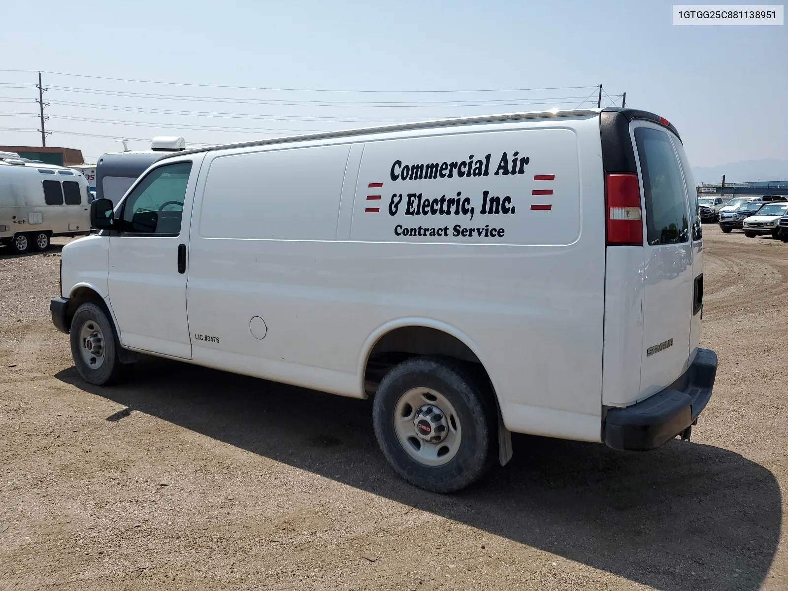 1GTGG25C881138951 2008 GMC Savana G2500