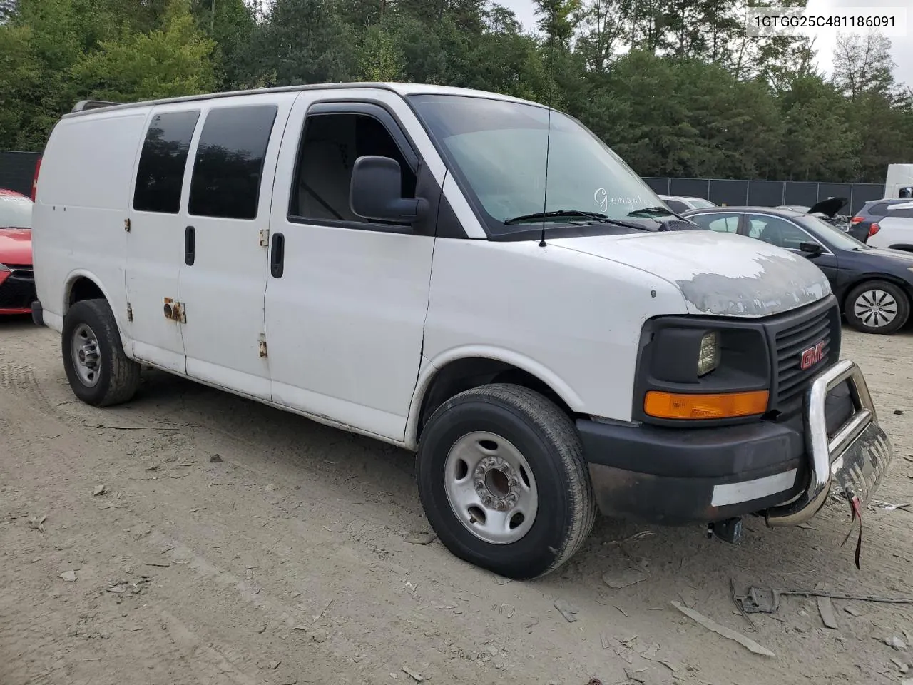 2008 GMC Savana G2500 VIN: 1GTGG25C481186091 Lot: 71551794