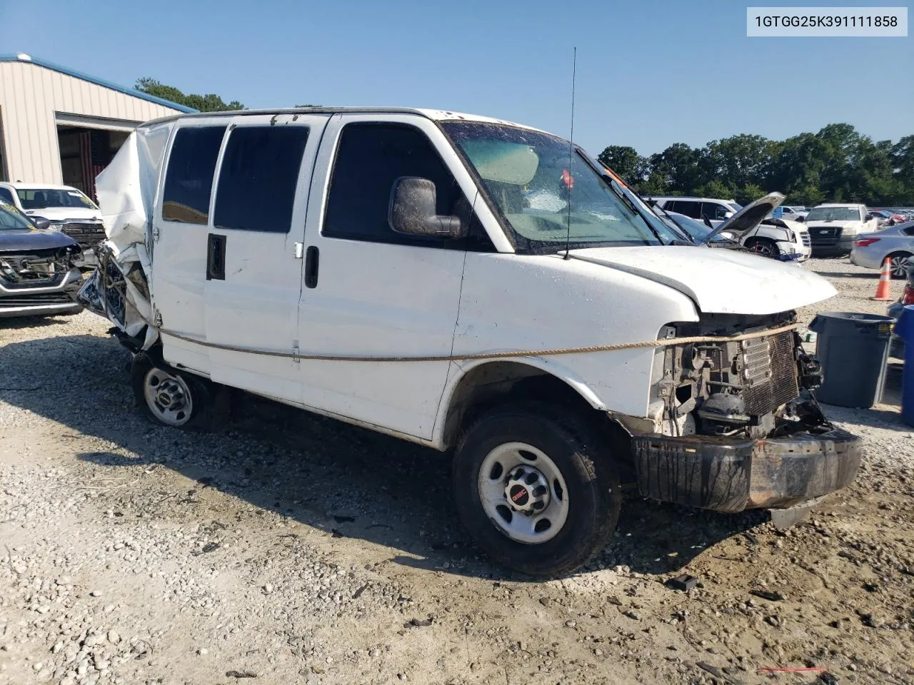 2009 GMC Savana G2500 VIN: 1GTGG25K391111858 Lot: 61894644