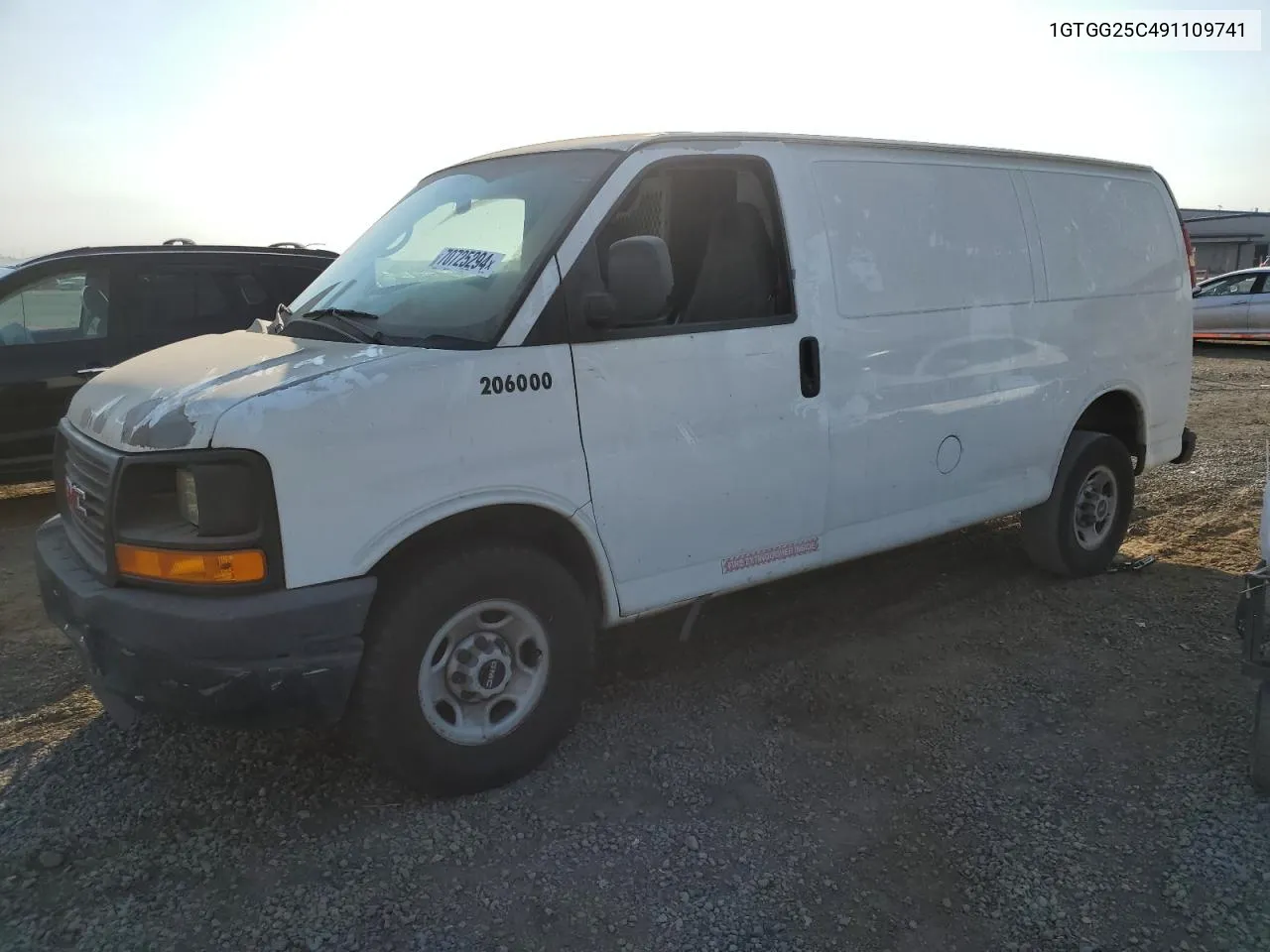 2009 GMC Savana G2500 VIN: 1GTGG25C491109741 Lot: 70725294