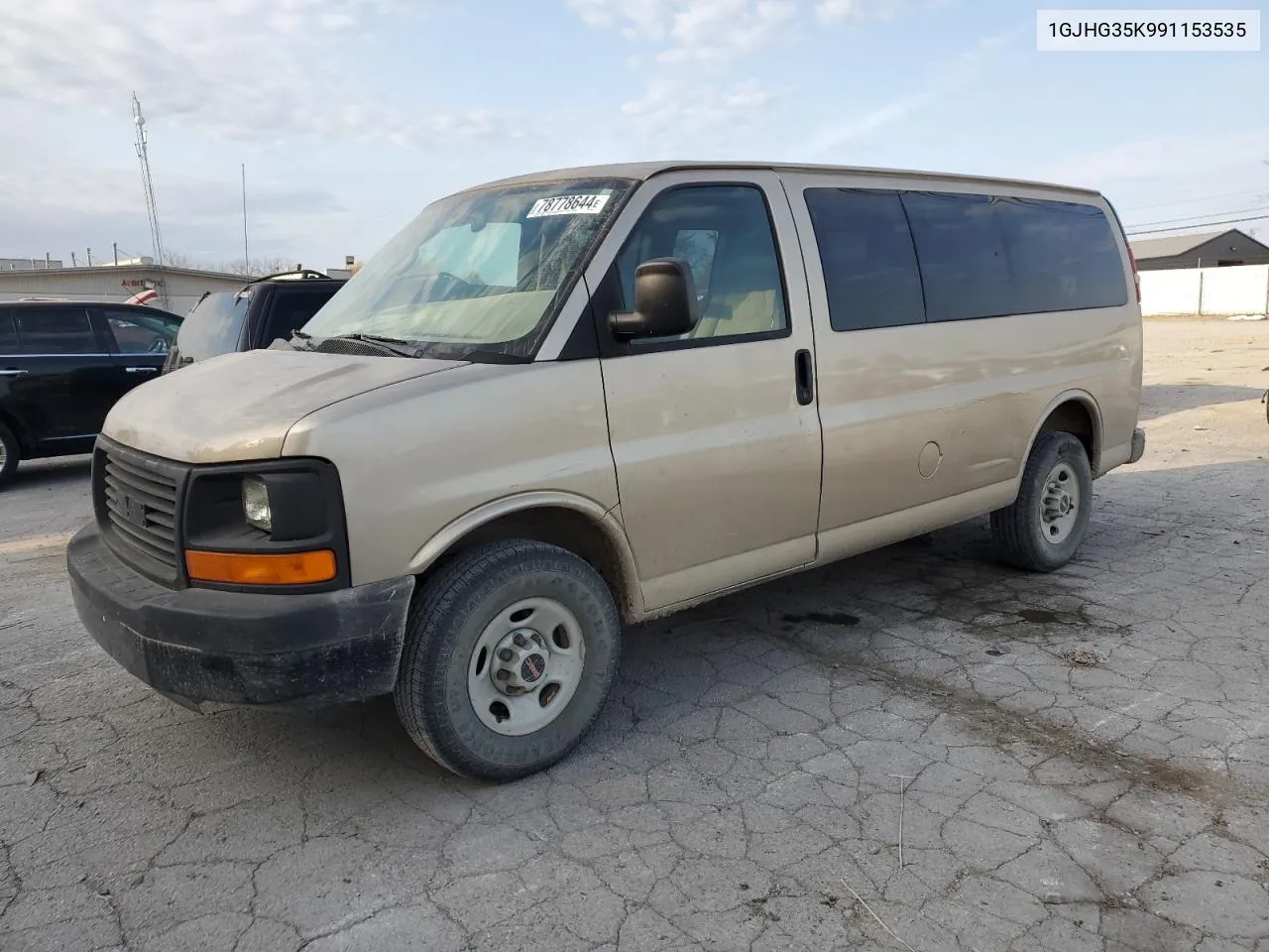 2009 GMC Savana G3500 VIN: 1GJHG35K991153535 Lot: 78778644