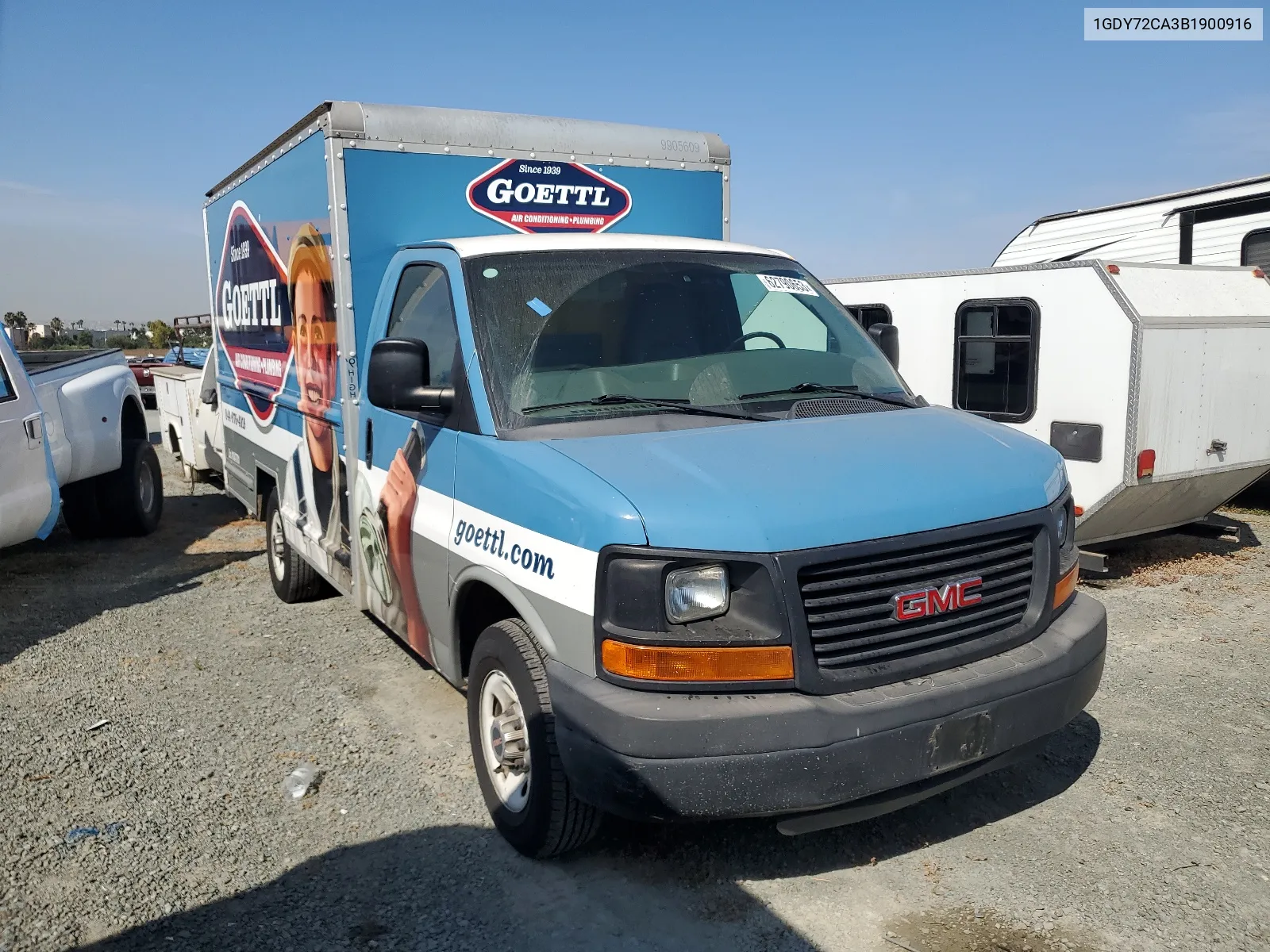 2011 GMC Savana Cutaway G3500 VIN: 1GDY72CA3B1900916 Lot: 62790653