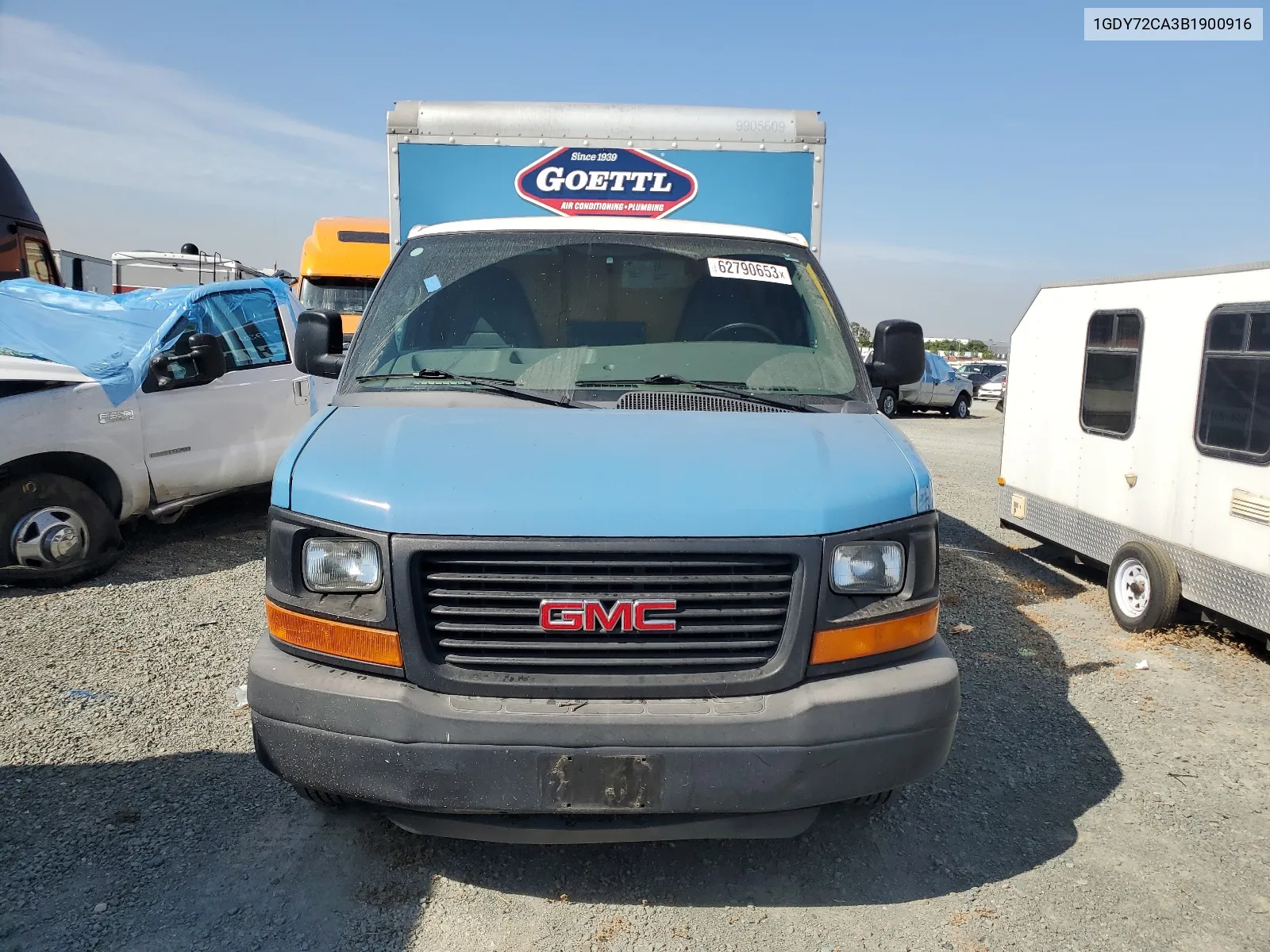 2011 GMC Savana Cutaway G3500 VIN: 1GDY72CA3B1900916 Lot: 62790653