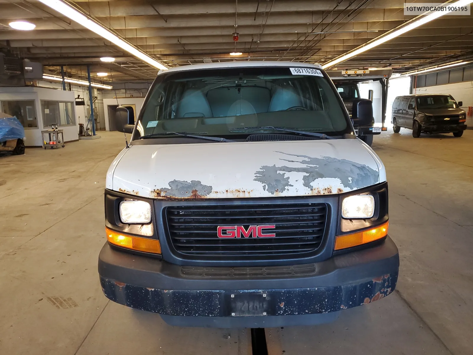 1GTW7GCA0B1906195 2011 GMC Savana G2500