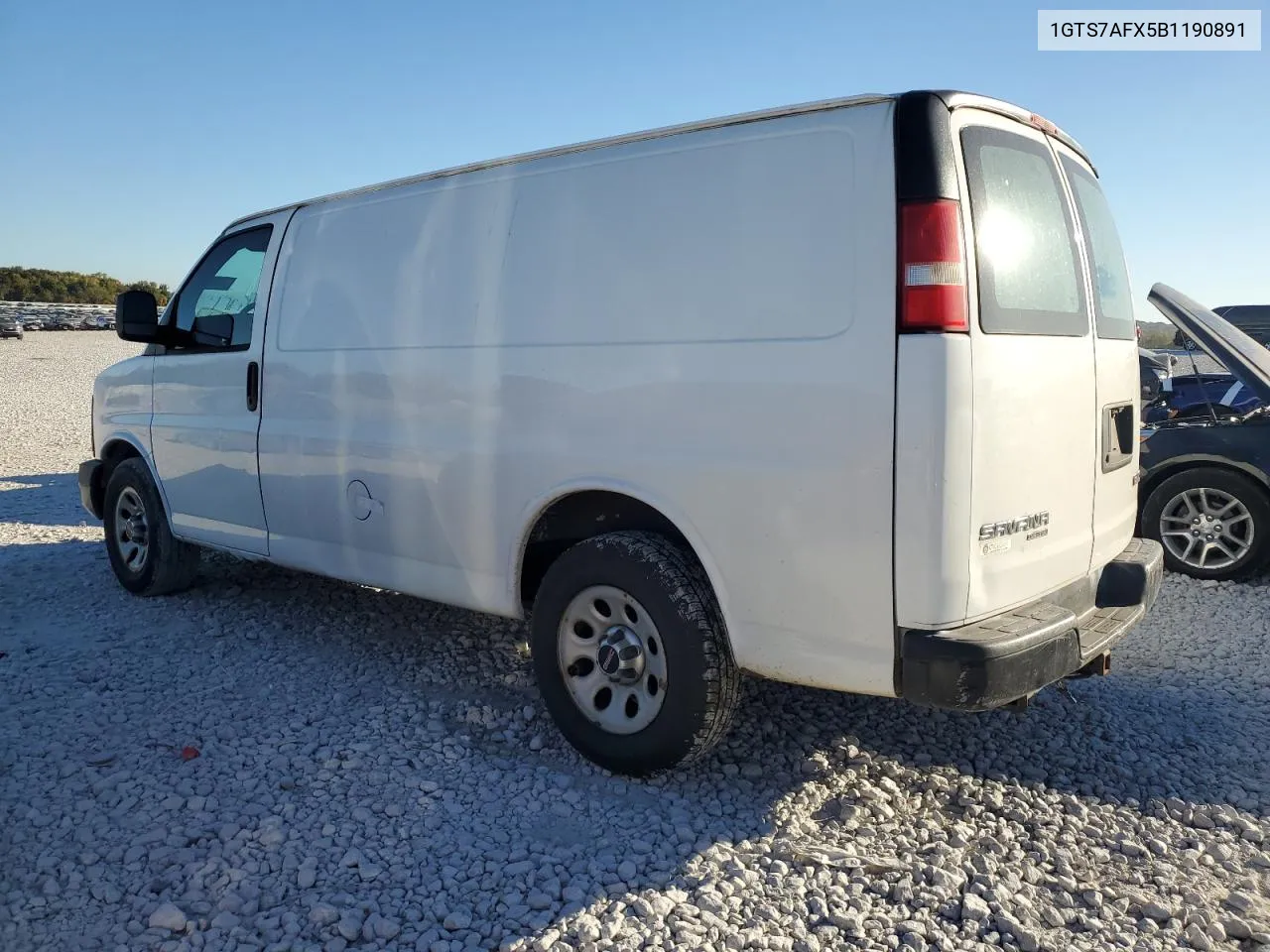 1GTS7AFX5B1190891 2011 GMC Savana G1500