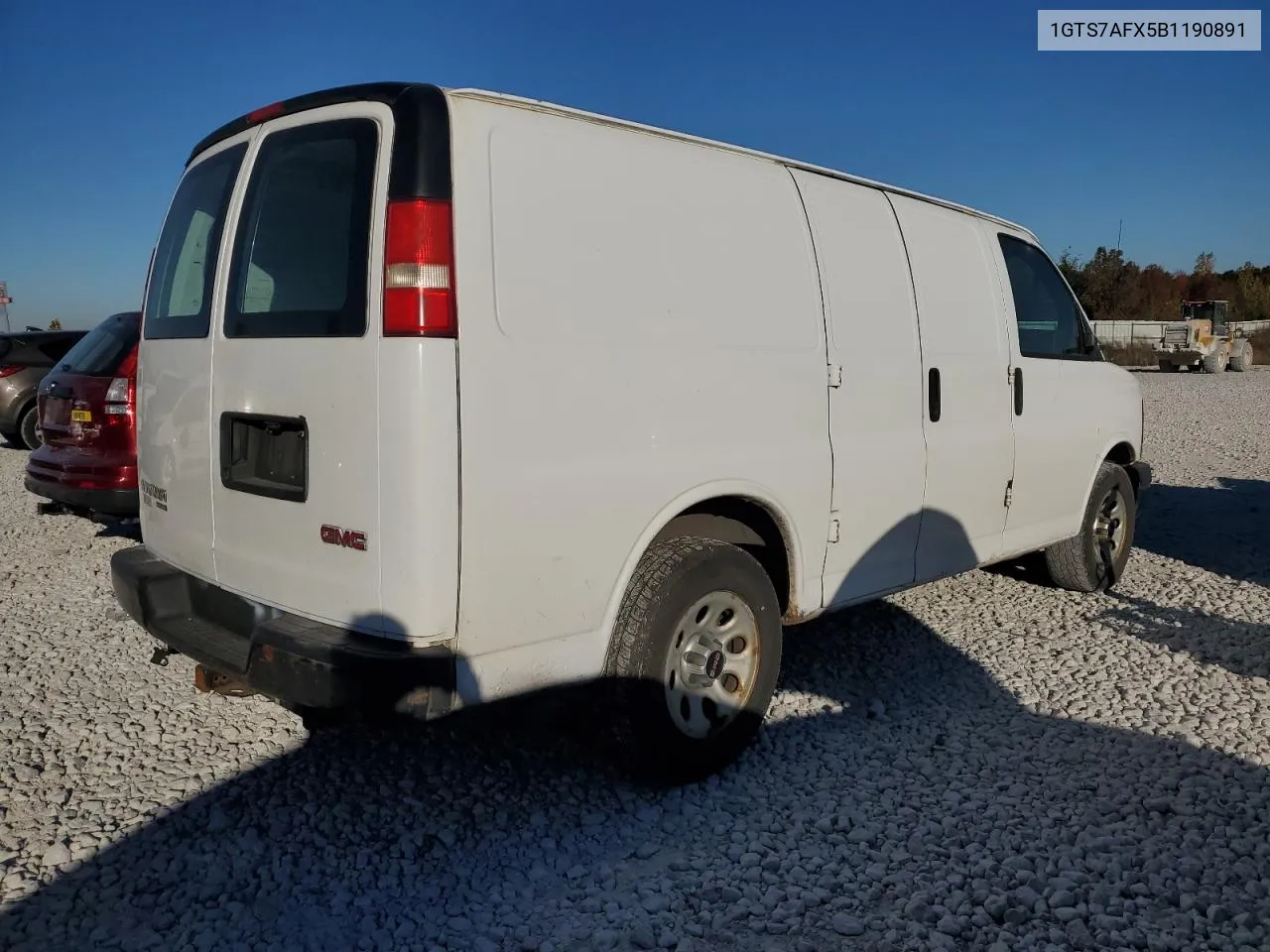 1GTS7AFX5B1190891 2011 GMC Savana G1500