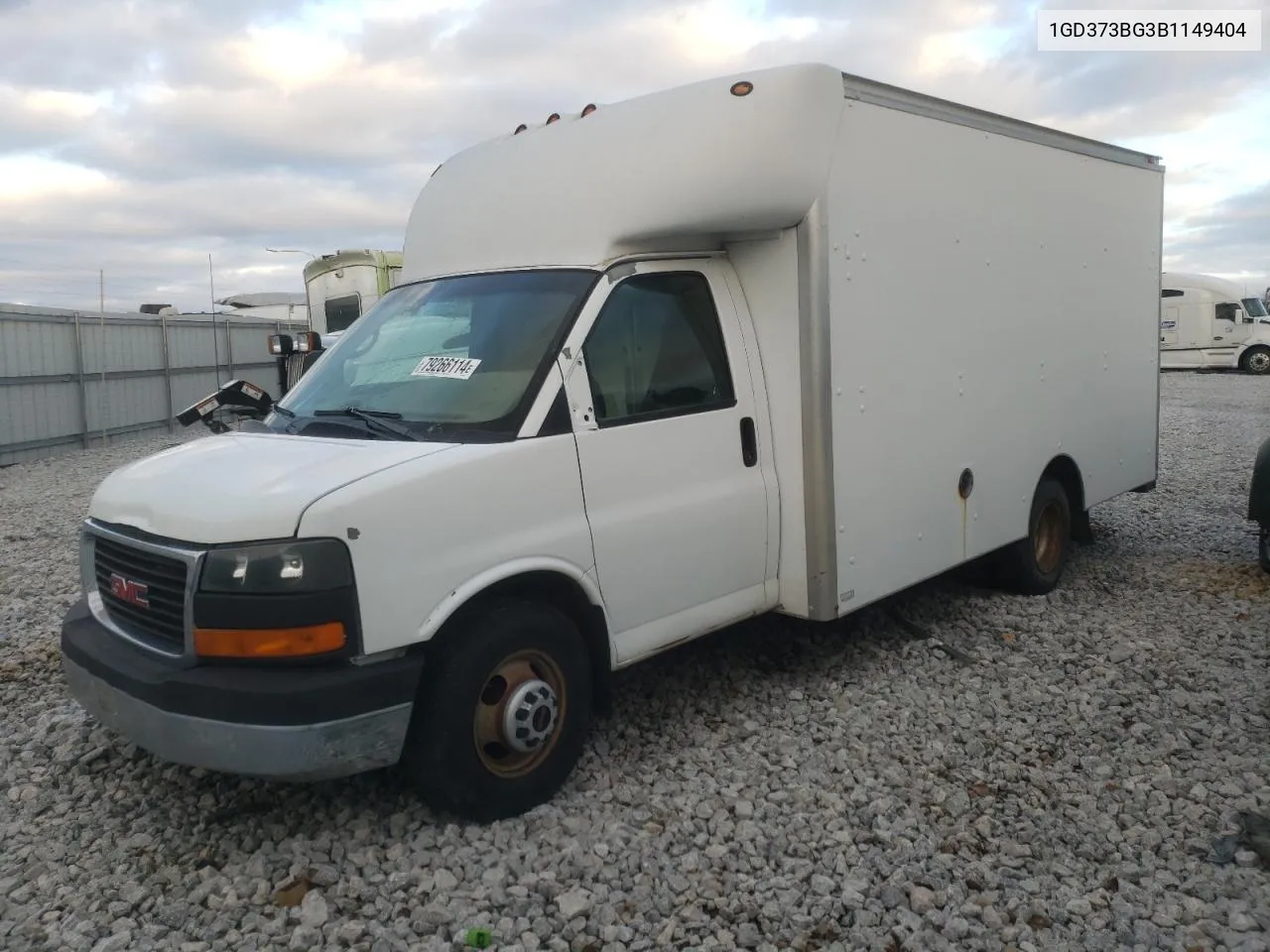 2011 GMC Savana Cutaway G3500 VIN: 1GD373BG3B1149404 Lot: 79266114