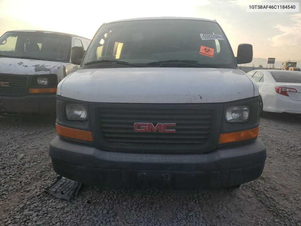 1GTS8AF46C1184540 2012 GMC Savana G1500