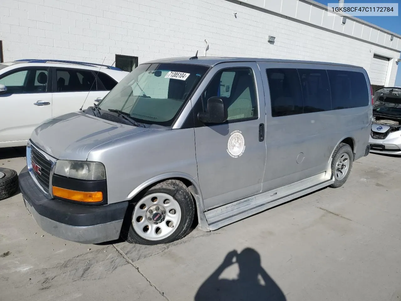 2012 GMC Savana G1500 Lt VIN: 1GKS8CF47C1172784 Lot: 71385104