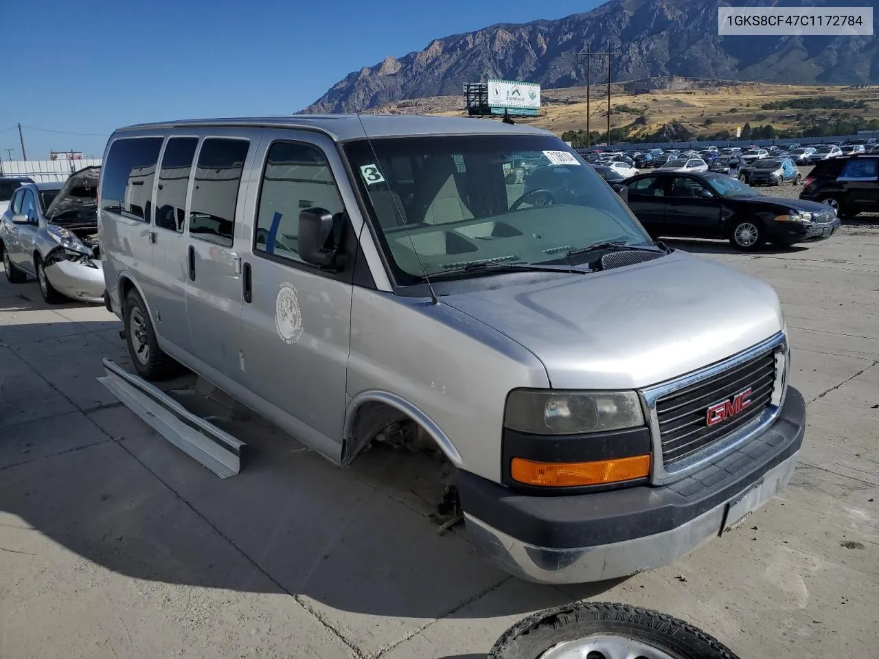 2012 GMC Savana G1500 Lt VIN: 1GKS8CF47C1172784 Lot: 71385104