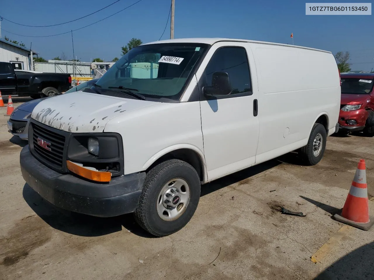 2013 GMC Savana G3500 VIN: 1GTZ7TBG6D1153450 Lot: 54990714