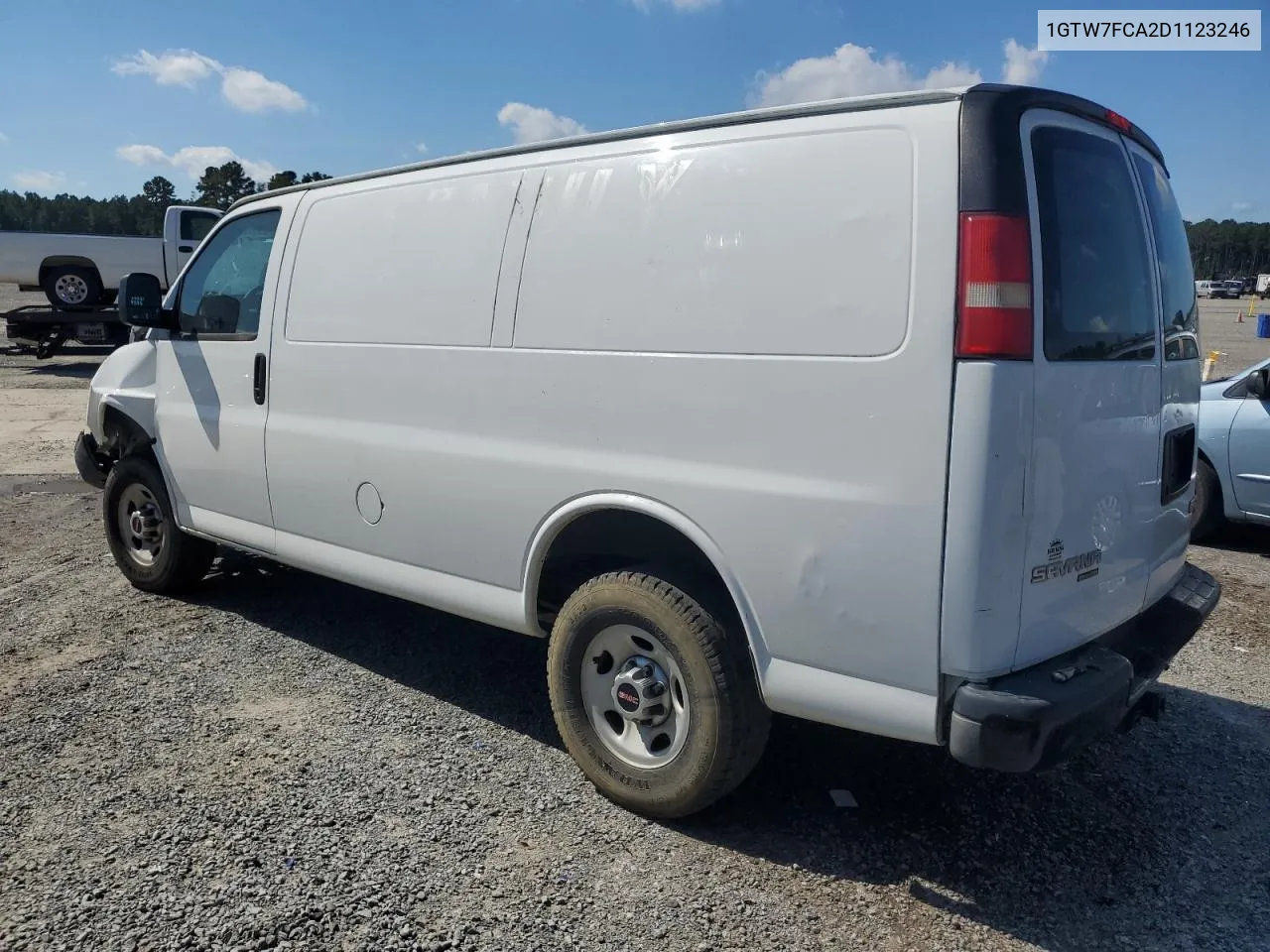 2013 GMC Savana G2500 VIN: 1GTW7FCA2D1123246 Lot: 72900594