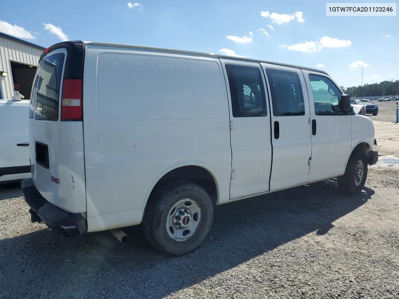 2013 GMC Savana G2500 VIN: 1GTW7FCA2D1123246 Lot: 72900594